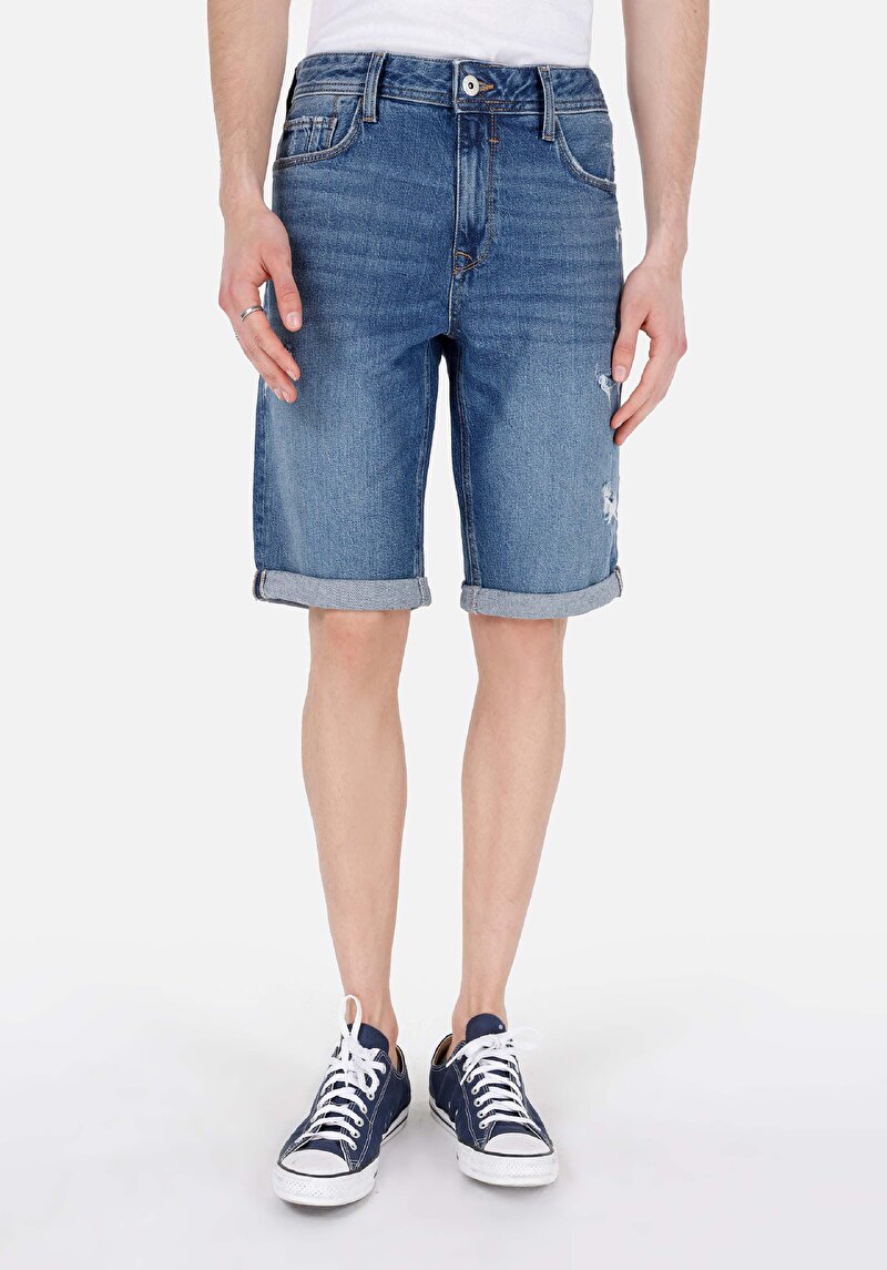 Показати інформацію про 045 David Шорти Чоловічі Блакитні  Cl1069536