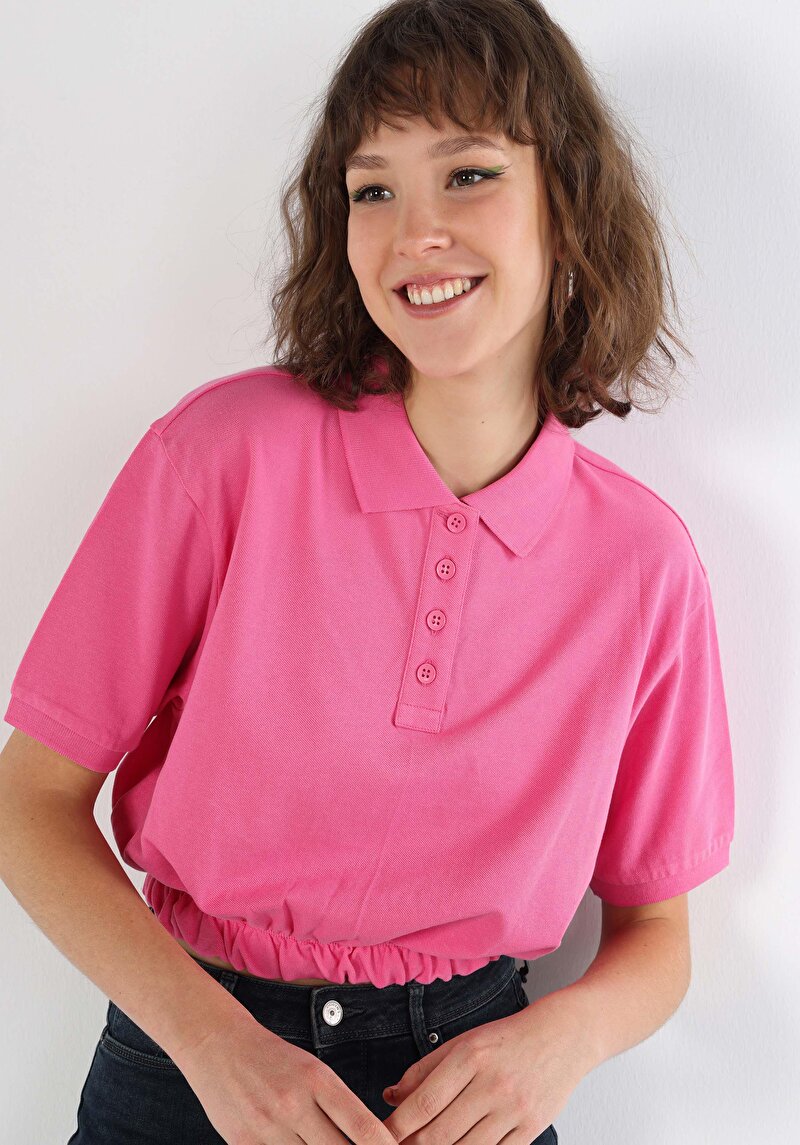 Показати інформацію про Футболка З Коротким Рукавом Жіноча Рожева  Cl1064048