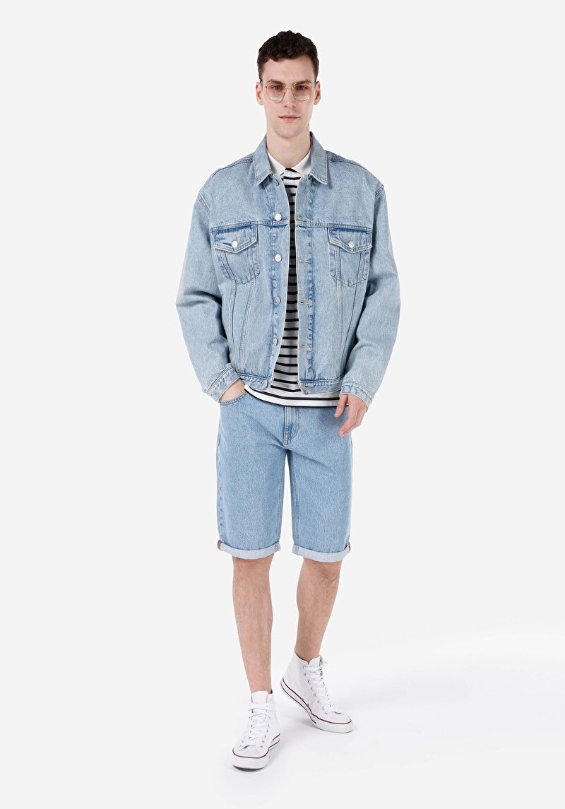 Показати інформацію про 020 Mice Піджак Чоловічий Блакитний  Cl1069561