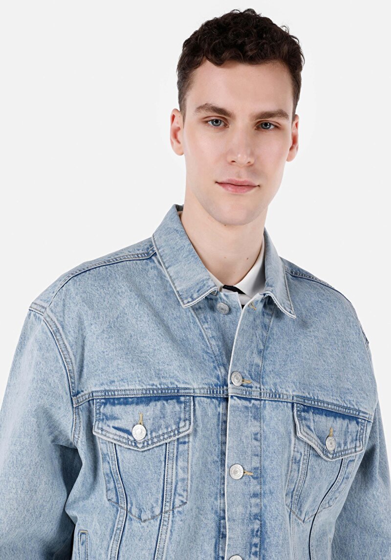 Показати інформацію про 020 Mice Піджак Чоловічий Блакитний  Cl1069561