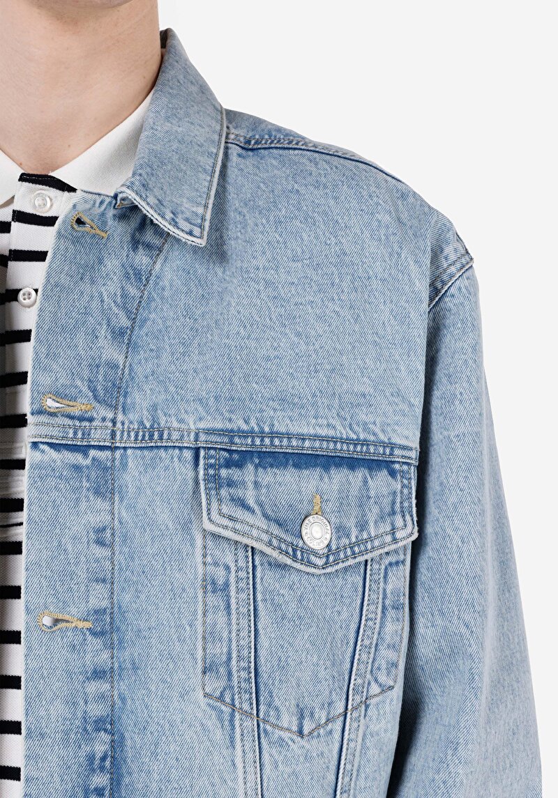 Показати інформацію про 020 Mice Піджак Чоловічий Блакитний  Cl1069561