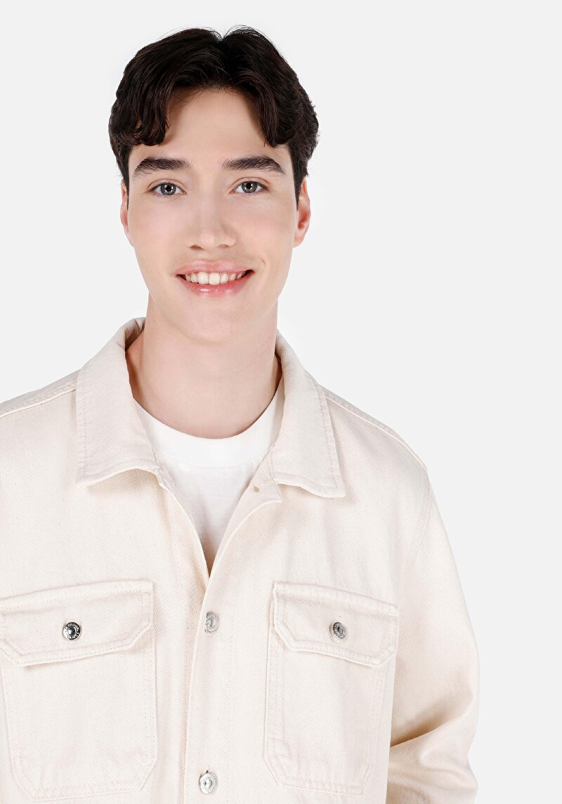 Показати інформацію про 021 Joel Сорочка З Довгим Рукавом Чоловіча Бежева  Cl1069571