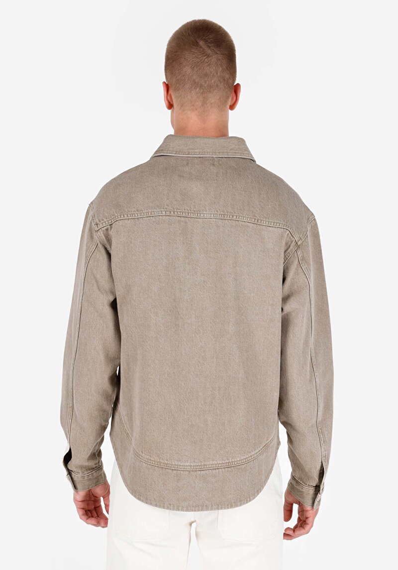 Показати інформацію про 051 Royal Сорочка З Довгим Рукавом Чоловіча Бежева  Cl1069573