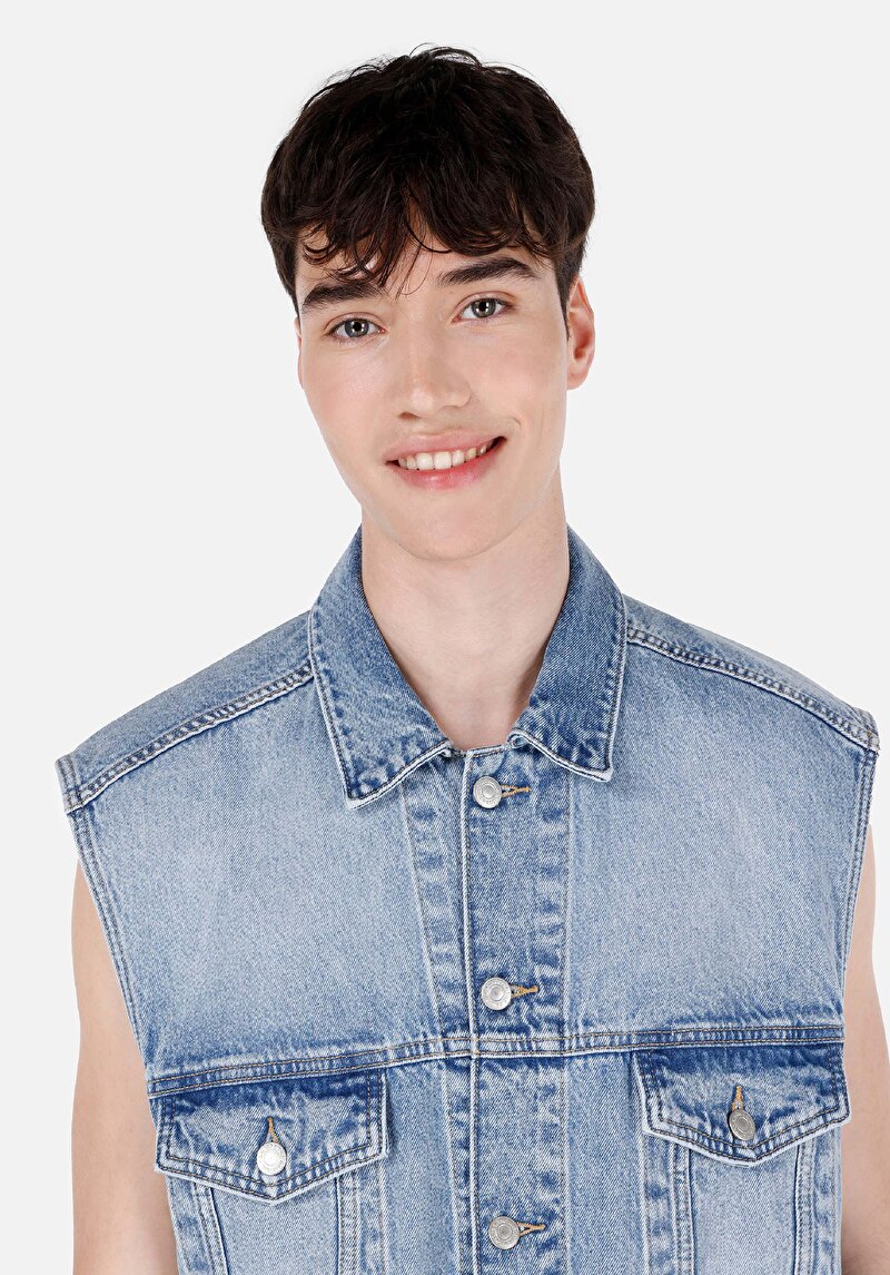 Зображення 010 West Жилет Чоловічий Синій Cl1069581