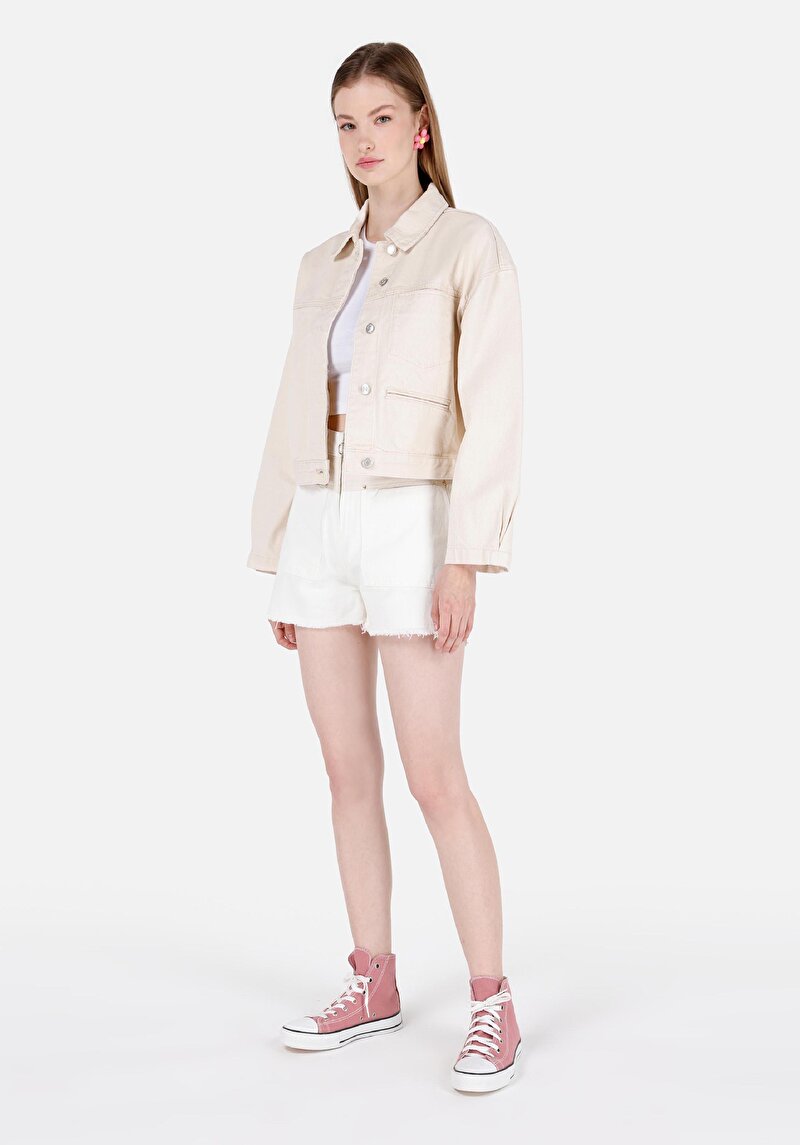 Показати інформацію про 360 Fritzy Піджак Жіночий Білий  Cl1069585