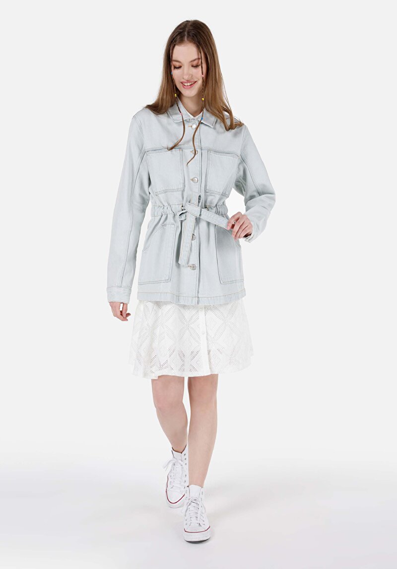 Показати інформацію про 350 Lotte Піджак Жіночий Блакитний  Cl1069589