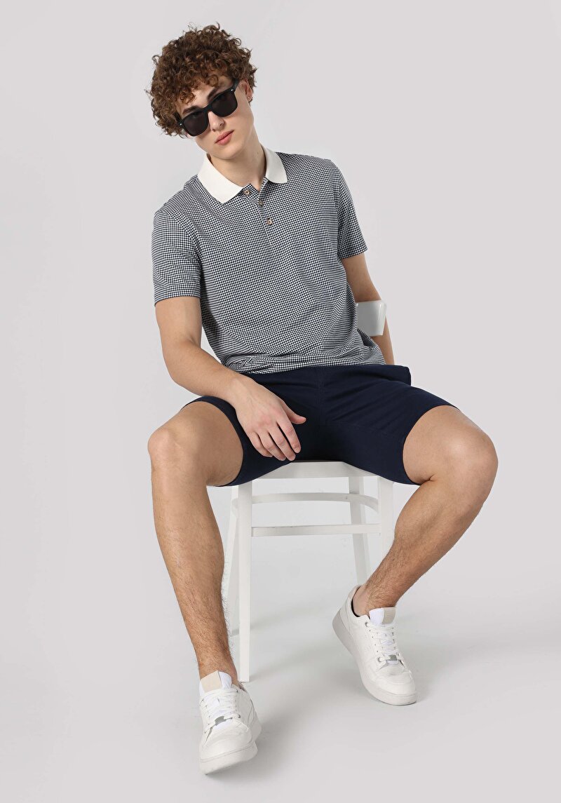 Показати інформацію про Поло З Коротким Рукавом Чоловіче Блакитне  Cl1064304