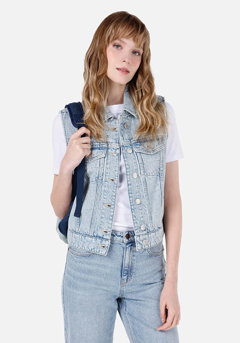 Зображення Жилет Жіночий Блакитний Cl1069622