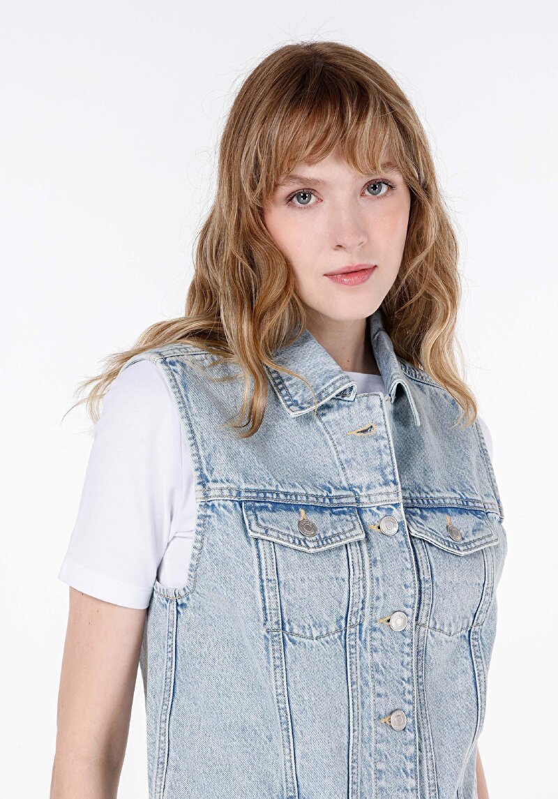 Зображення Жилет Жіночий Блакитний Cl1069622