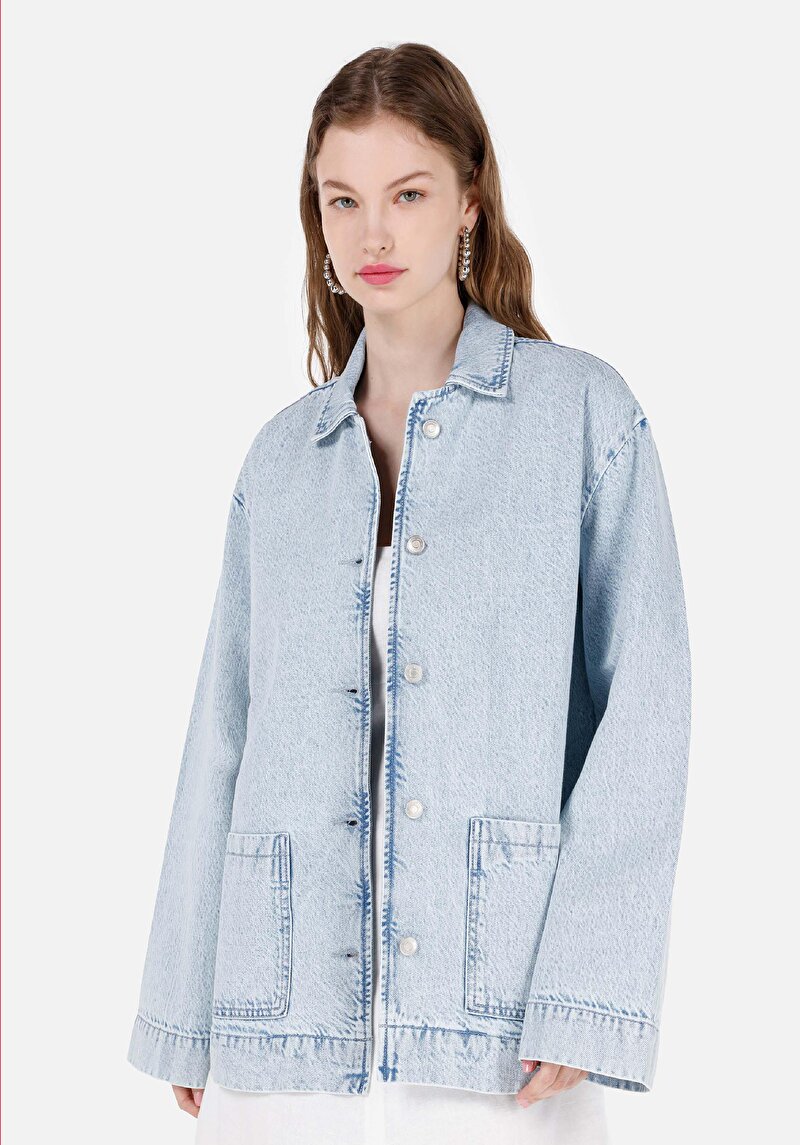 Зображення 360 Fritzy Піджак Жіночий Блакитний  Cl1069643