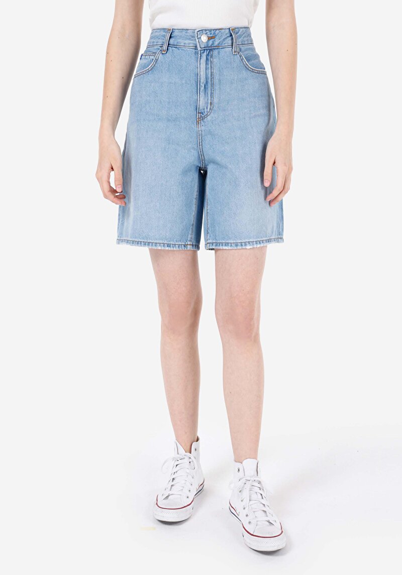 Показати інформацію про Шорти Жіночі Блакитні  Cl1069766