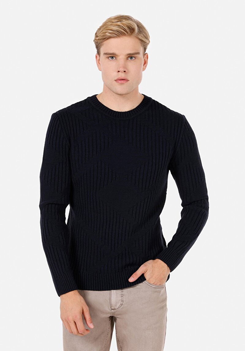 Зображення Светр Чоловічий Синій Cl1070081