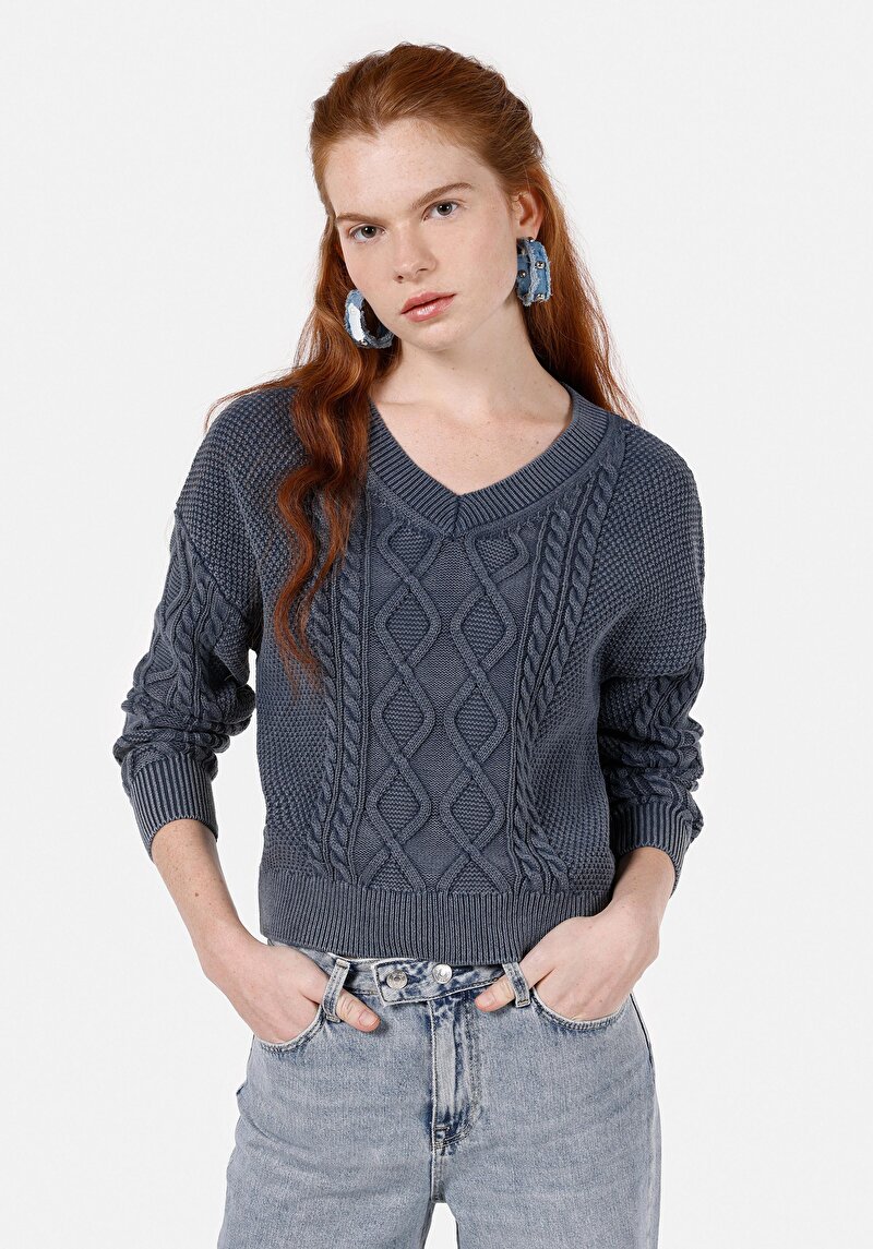 Зображення Светр Жіночий Блакитний  Cl1072724