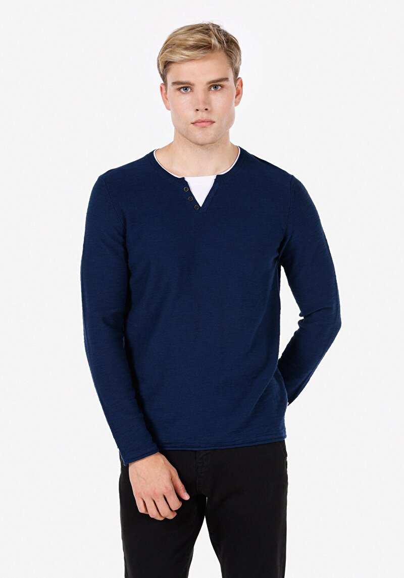Зображення Светр Чоловічий Синій  Cl1072755