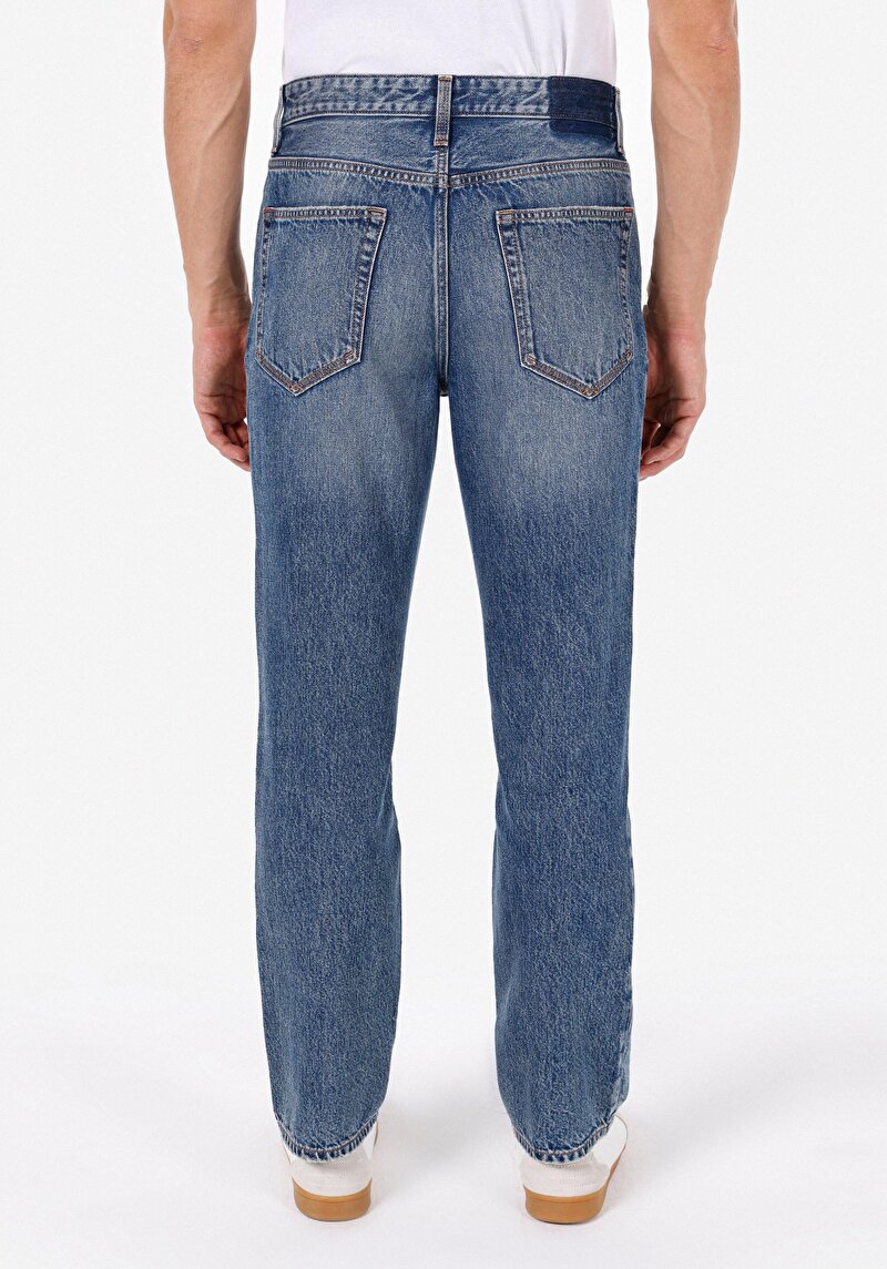 Зображення 047 Fit Джинси Чоловічі Сині Класичного Крою Cl1072840