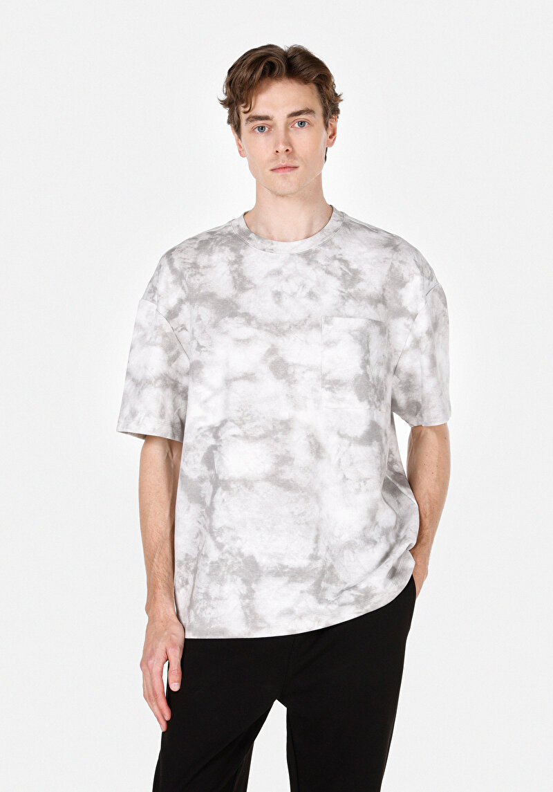 Зображення Футболка З Коротким Рукавом Чоловіча Сіра  Cl1073000