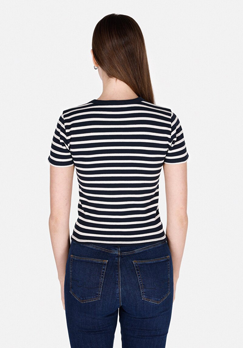 Показати інформацію про Футболка З Коротким Рукавом Жіноча Синя  Cl1073208