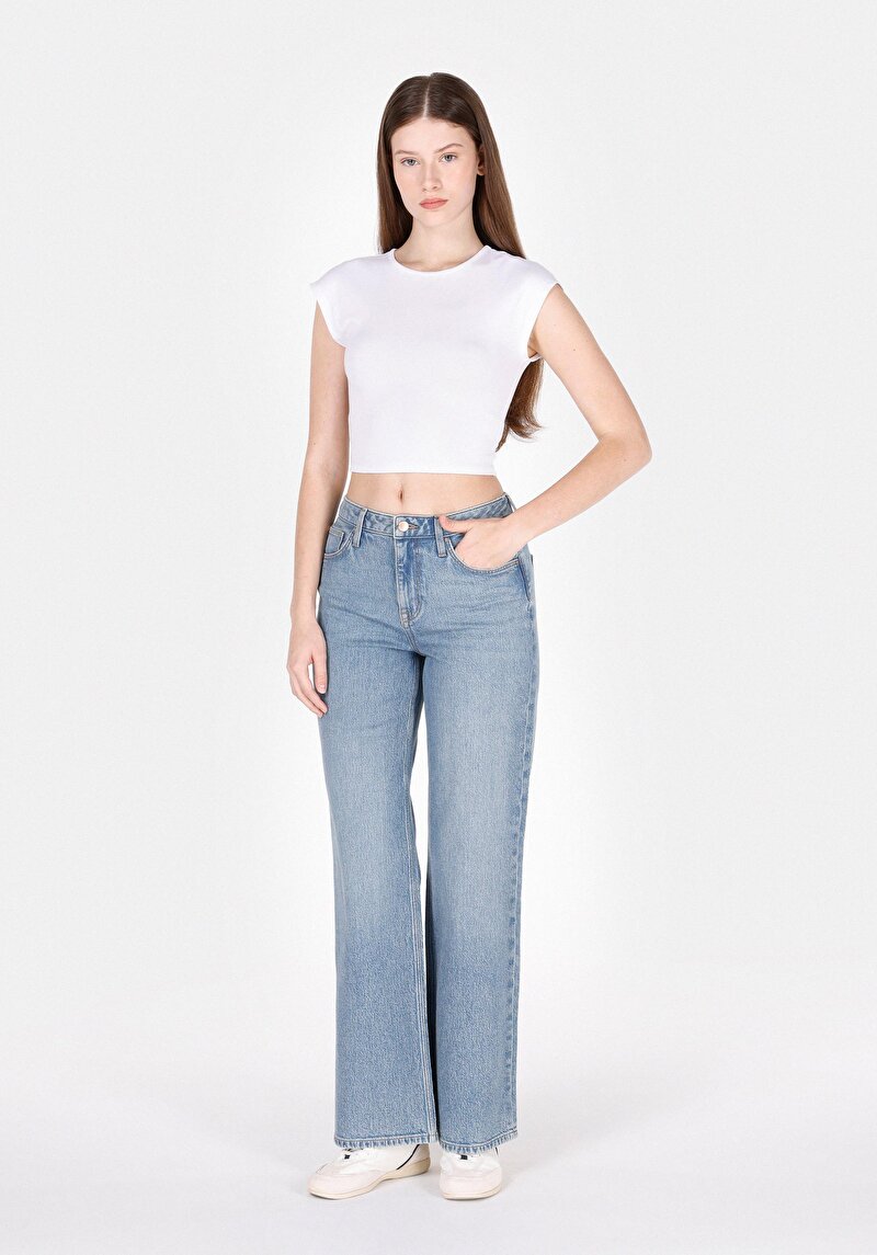 Зображення 970 Berry Джинси Жіночі Блакитні Класичного Крою Cl1073221