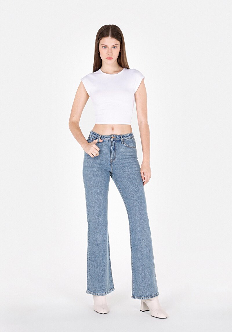 Зображення 791 Monica Джинси Жіночі Зелені Класичного Крою Cl1073222