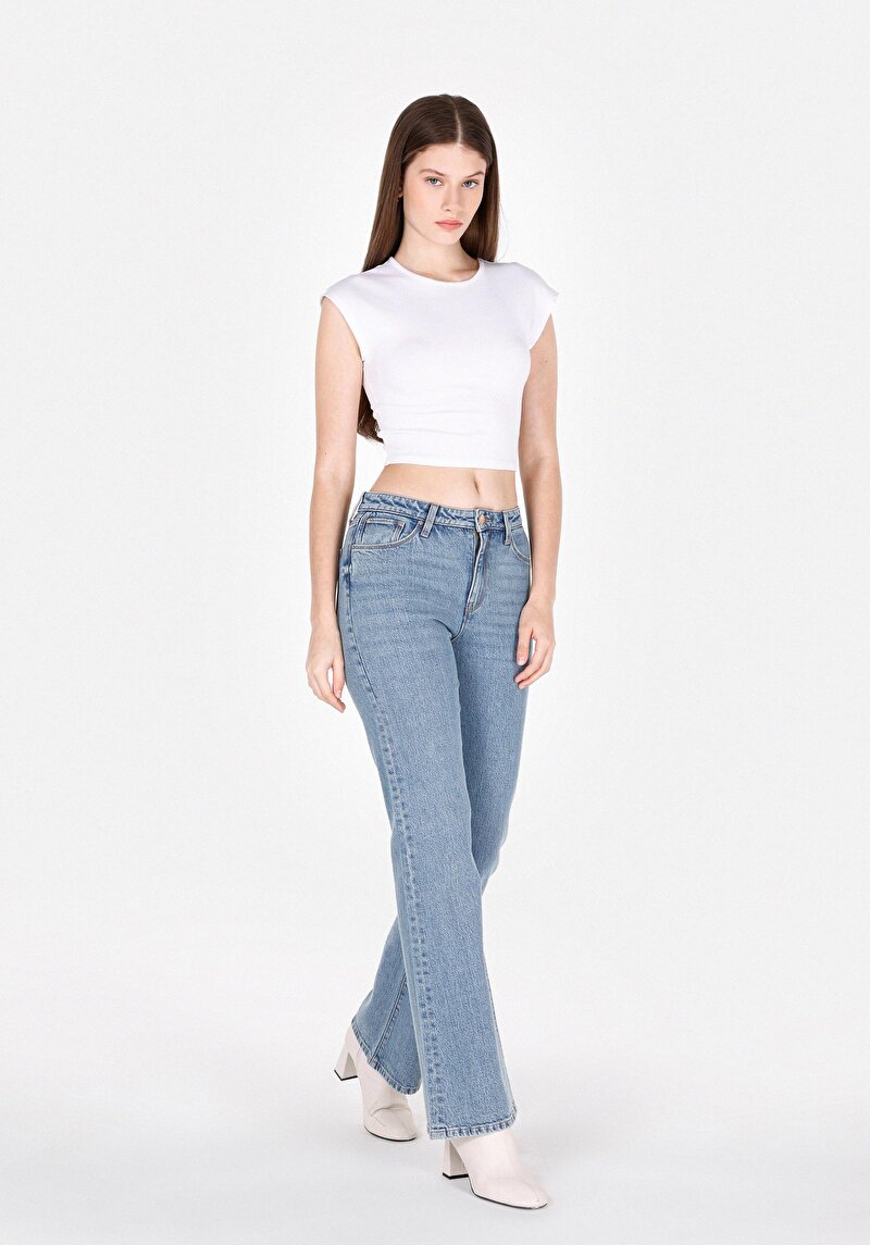 Зображення 791 Monica Джинси Жіночі Зелені Класичного Крою Cl1073222