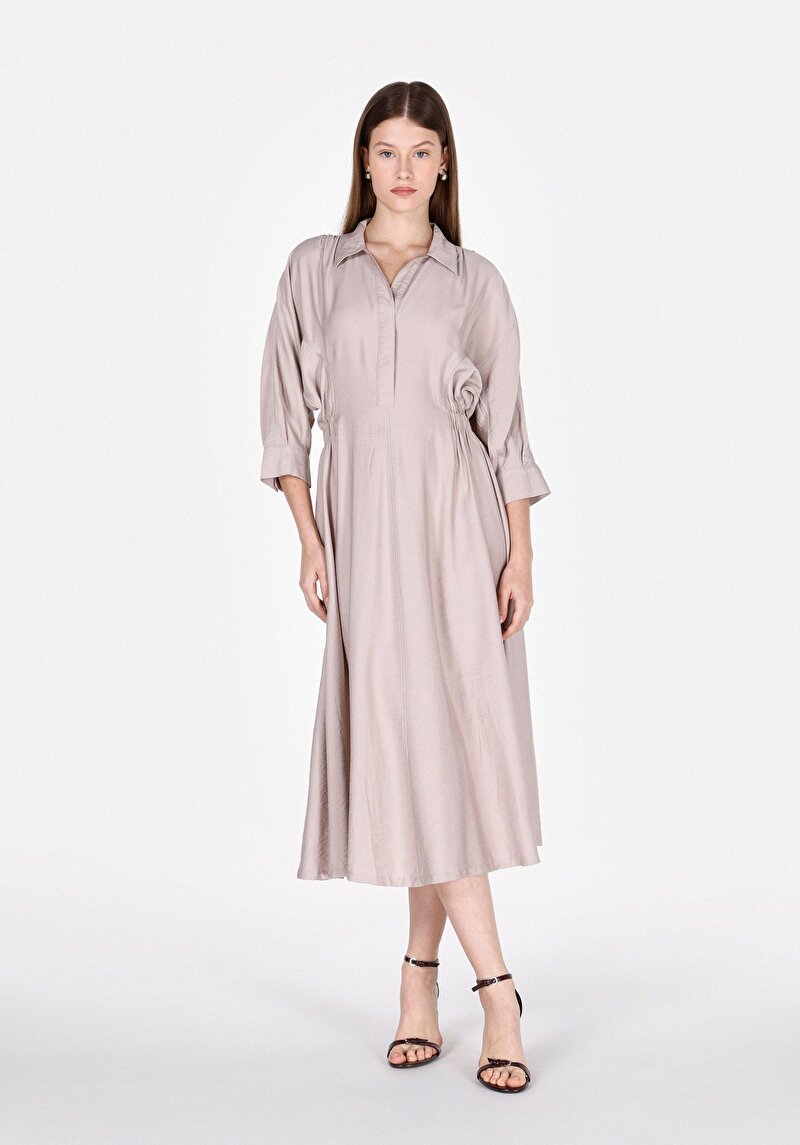 Показати інформацію про Сукня Жіноча Бежева  Cl1073337