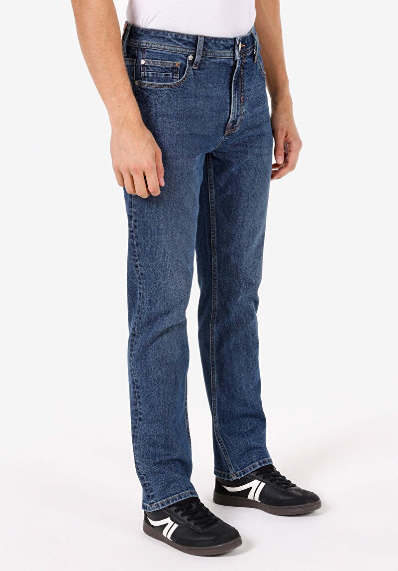 Зображення 045 David Джинси Чоловічі Блакитні Класичного Крою Cl1073421