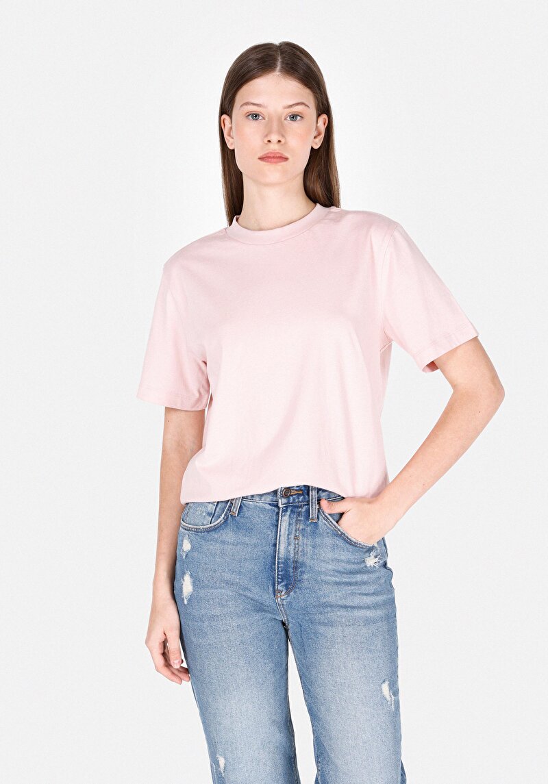 Показати інформацію про Футболка З Коротким Рукавом Жіноча Рожева  Cl1073445