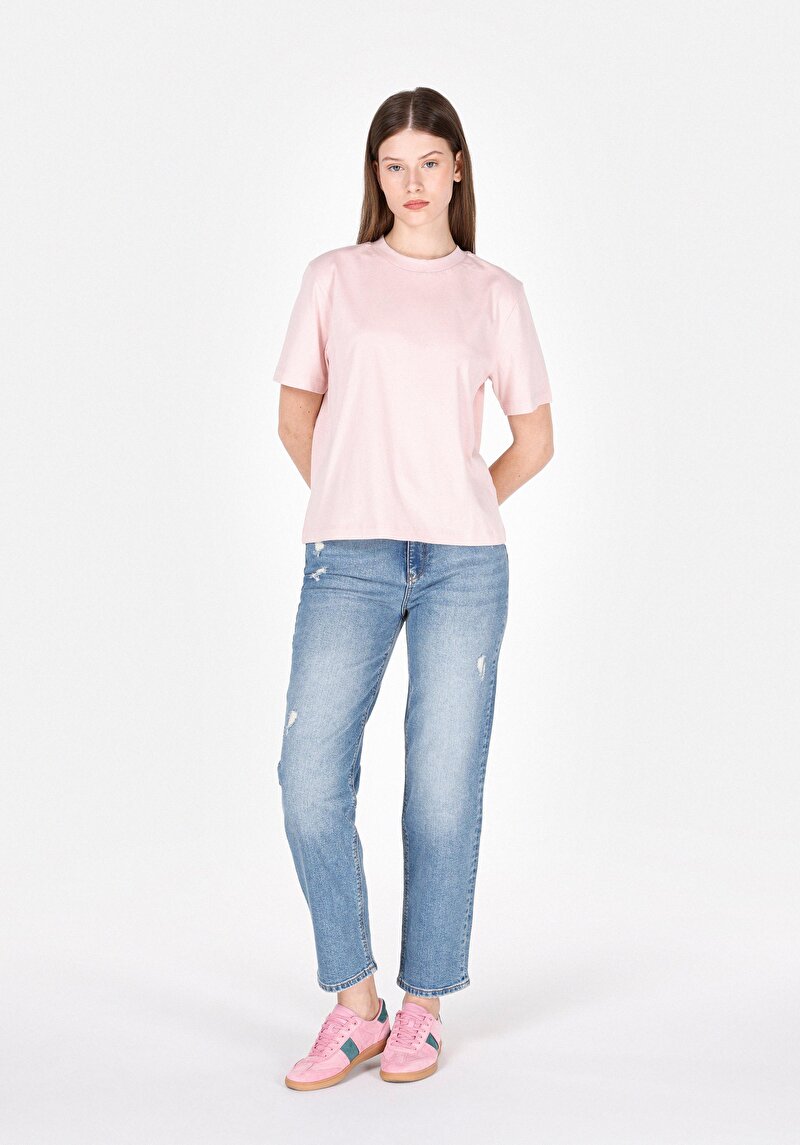 Показати інформацію про Футболка З Коротким Рукавом Жіноча Рожева  Cl1073445