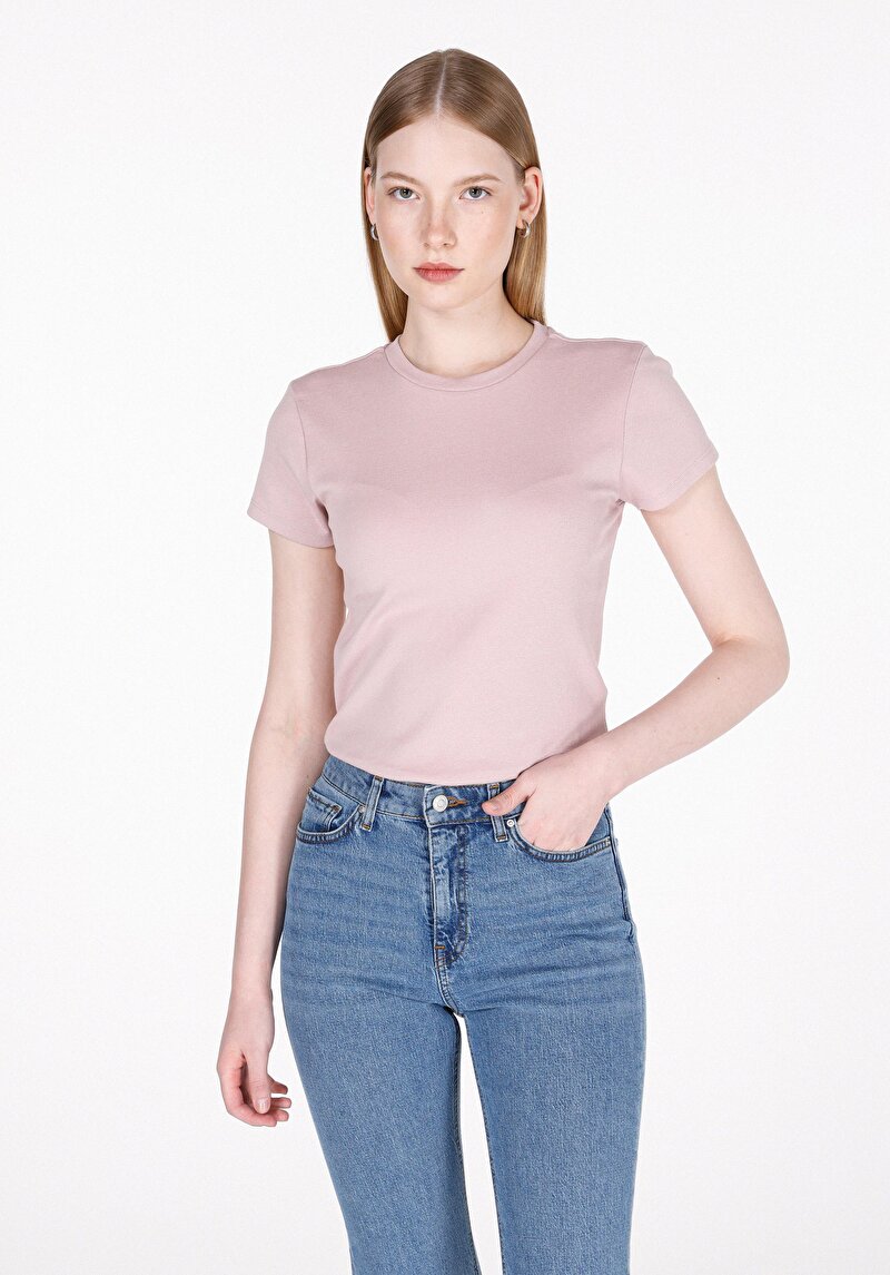Зображення Футболка З Коротким Рукавом Жіноча Рожева  Cl1073597