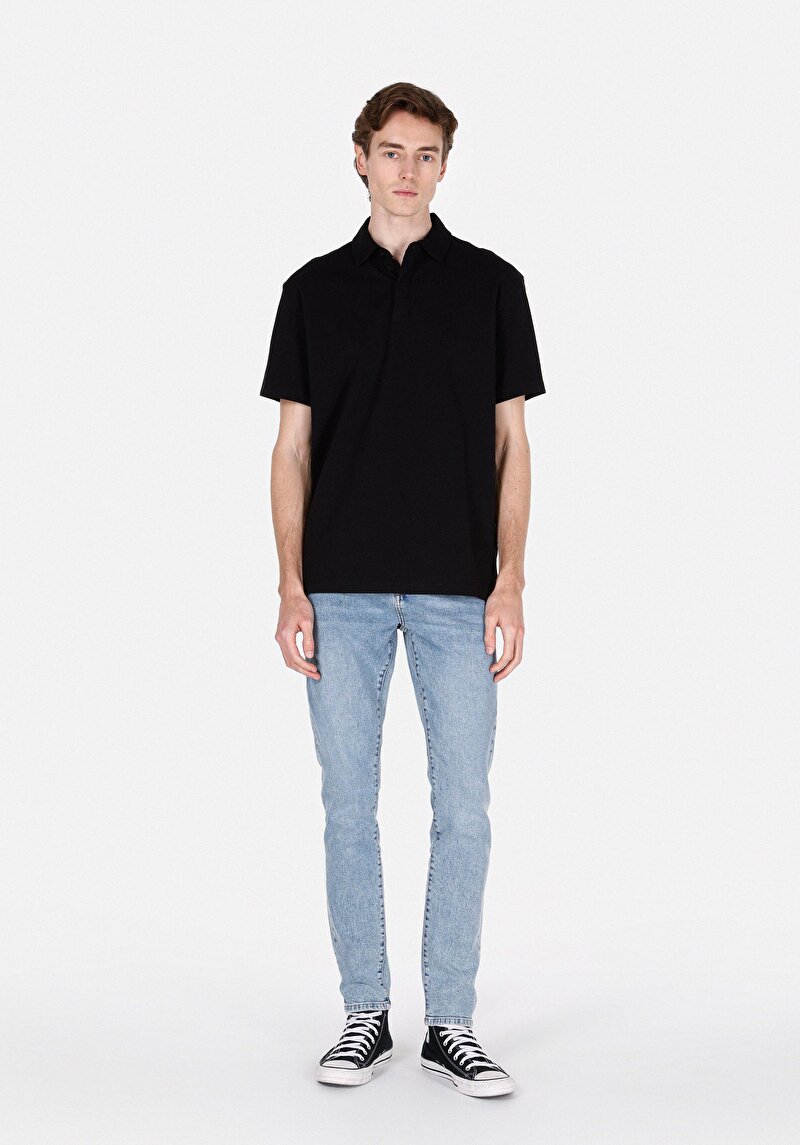 Показати інформацію про Поло З Коротким Рукавом Чоловіче Чорне  Cl1073959