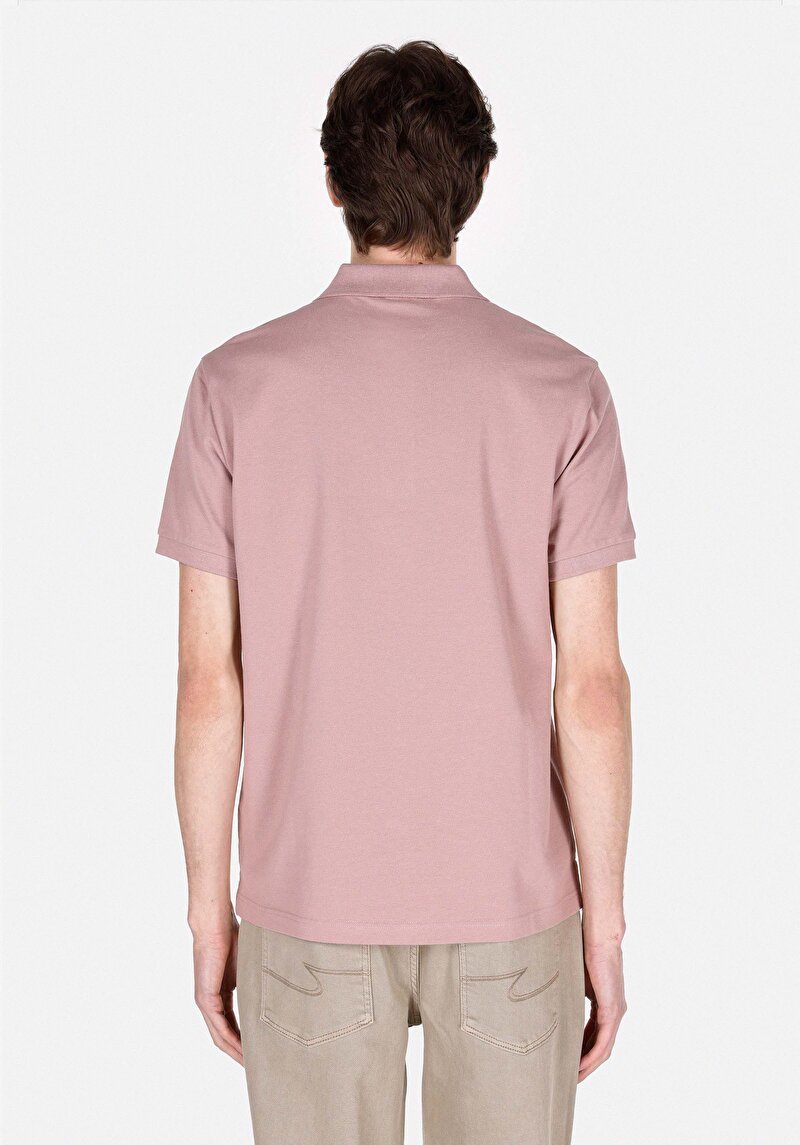Показати інформацію про Поло З Коротким Рукавом Чоловіче Рожеве  Cl1073960