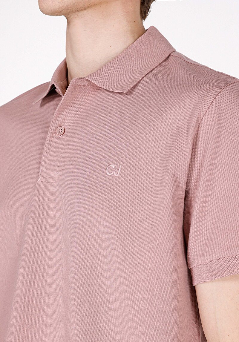 Зображення Поло З Коротким Рукавом Чоловіче Рожеве Cl1073960