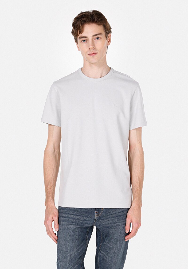 Зображення Футболка З Коротким Рукавом Чоловіча Сіра Cl1073962