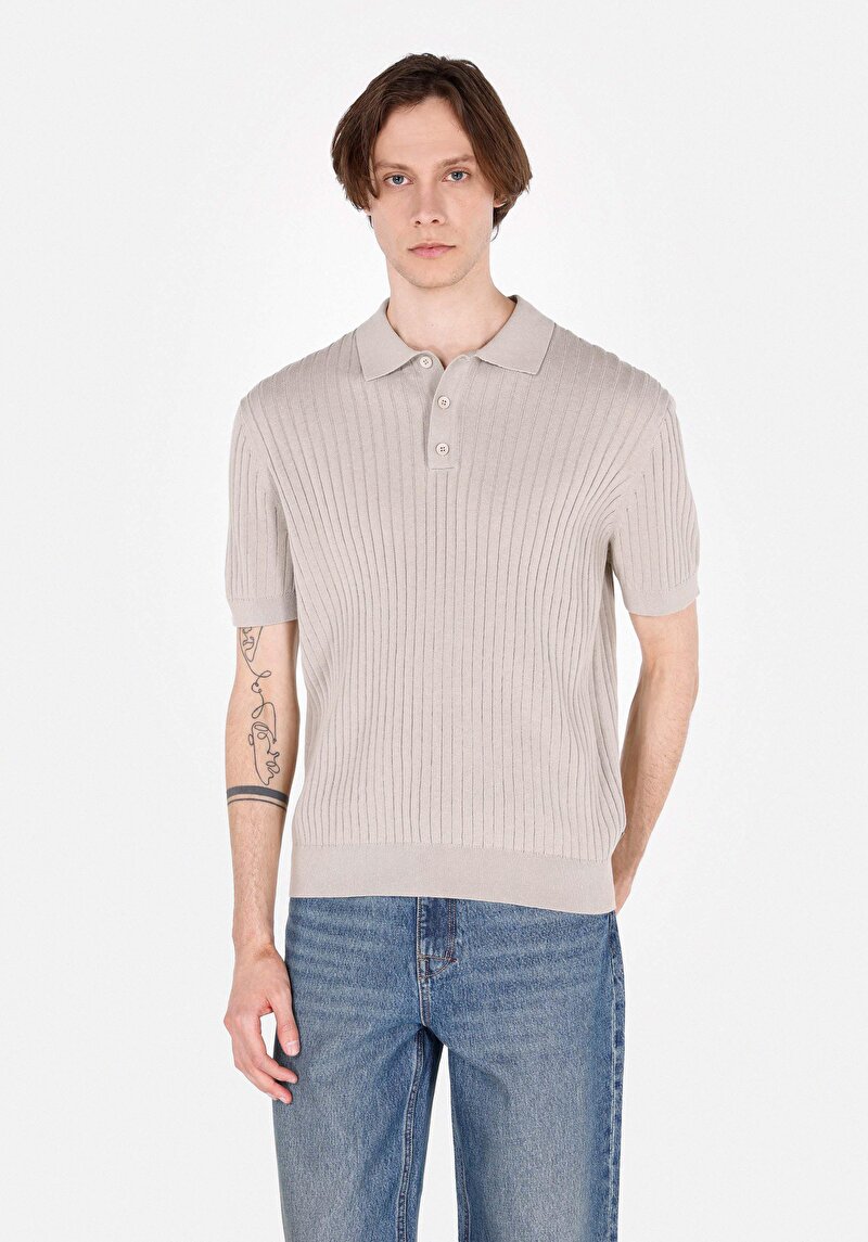 Зображення Светр Із Коротким Рукавом  Бежевий  Cl1073995