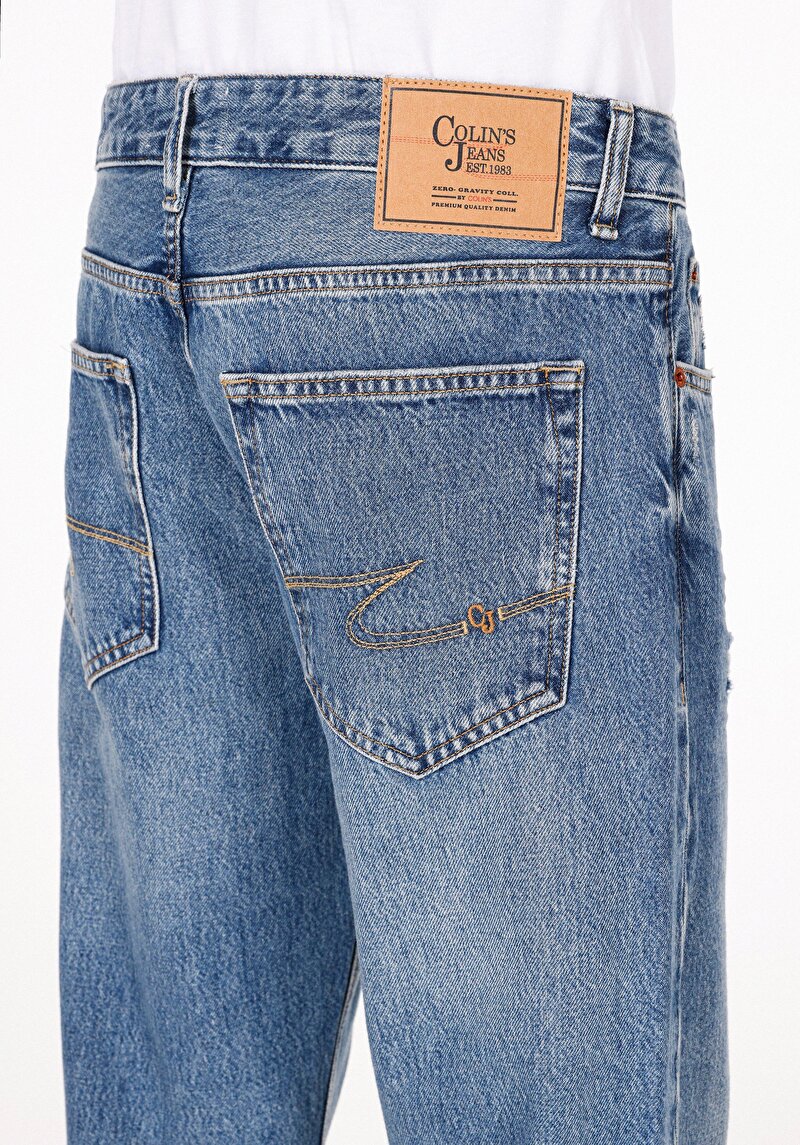 Показати інформацію про 045 David Джинси Чоловічі Блакитні Класичного Крою Cl1074500