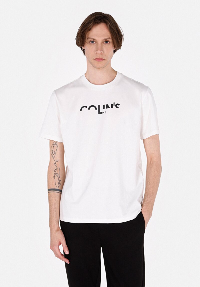 Зображення Футболка З Коротким Рукавом Чоловіча Біла  Cl1074506