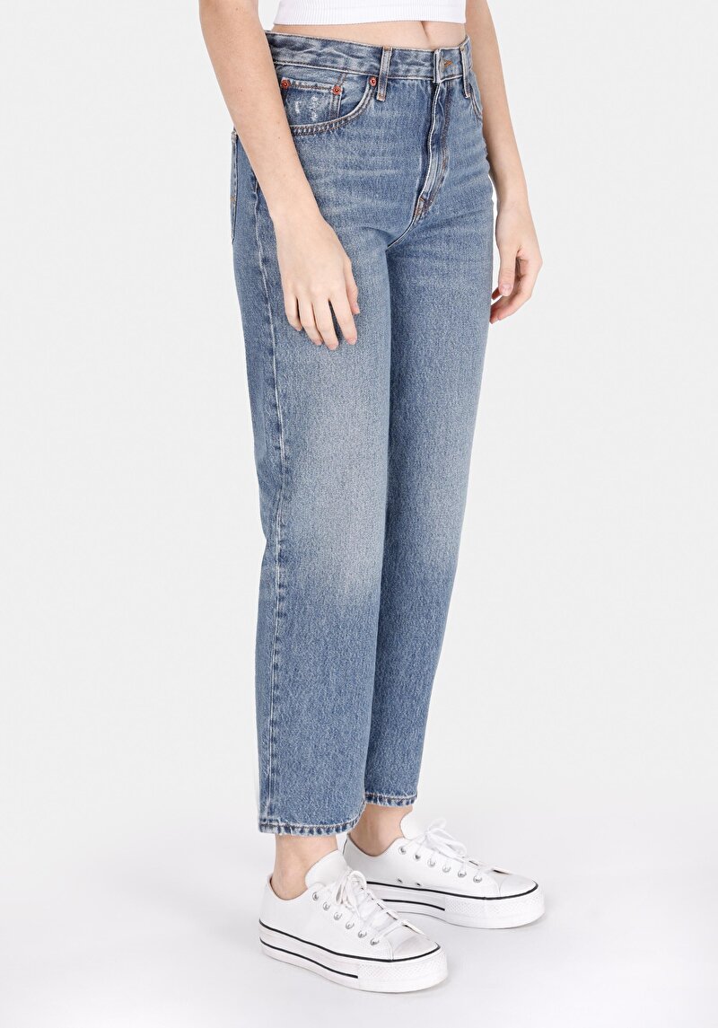 Зображення 884 Lauren Джинси Жіночі Блакитні Прямого Крою Cl1074520