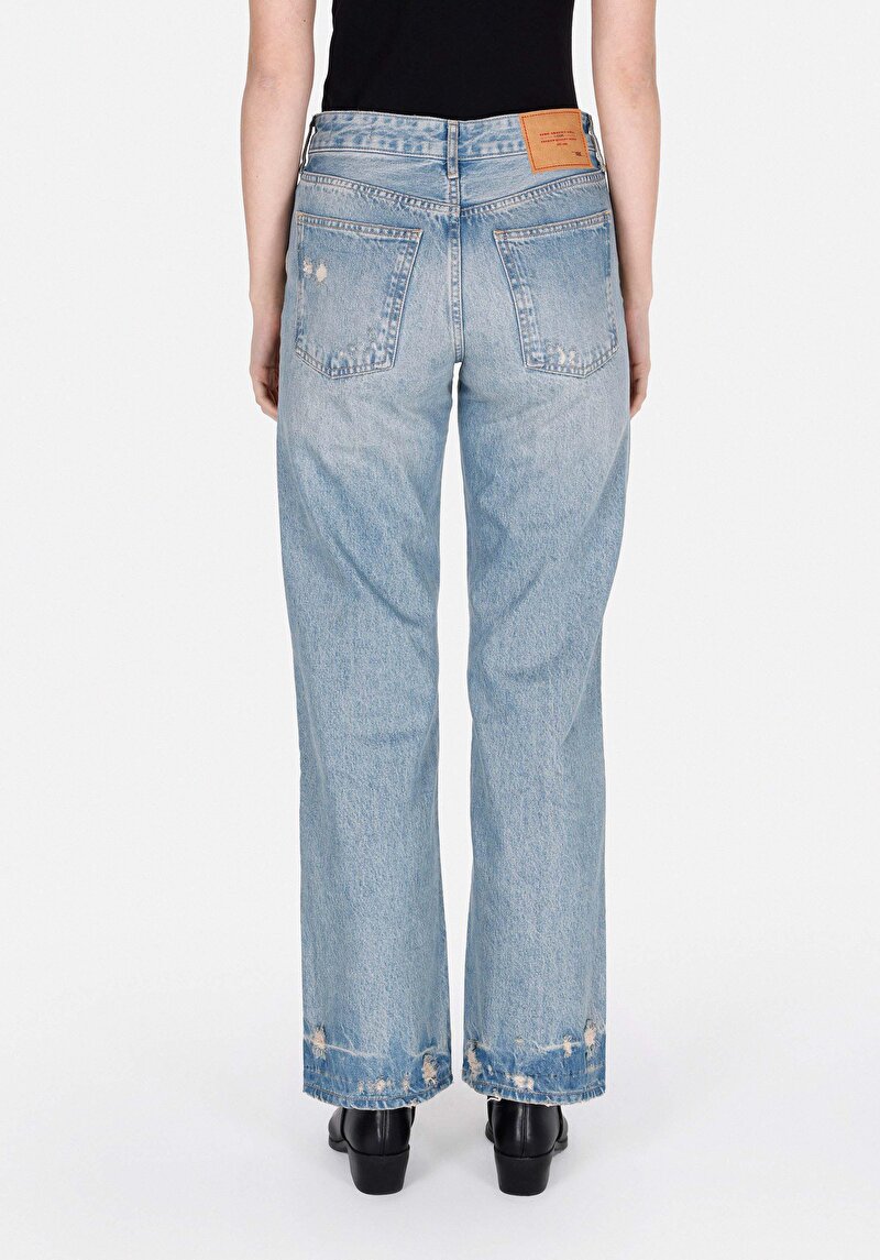 Зображення Джинси Жіночі Блакитні Прямого Крою Cl1074523