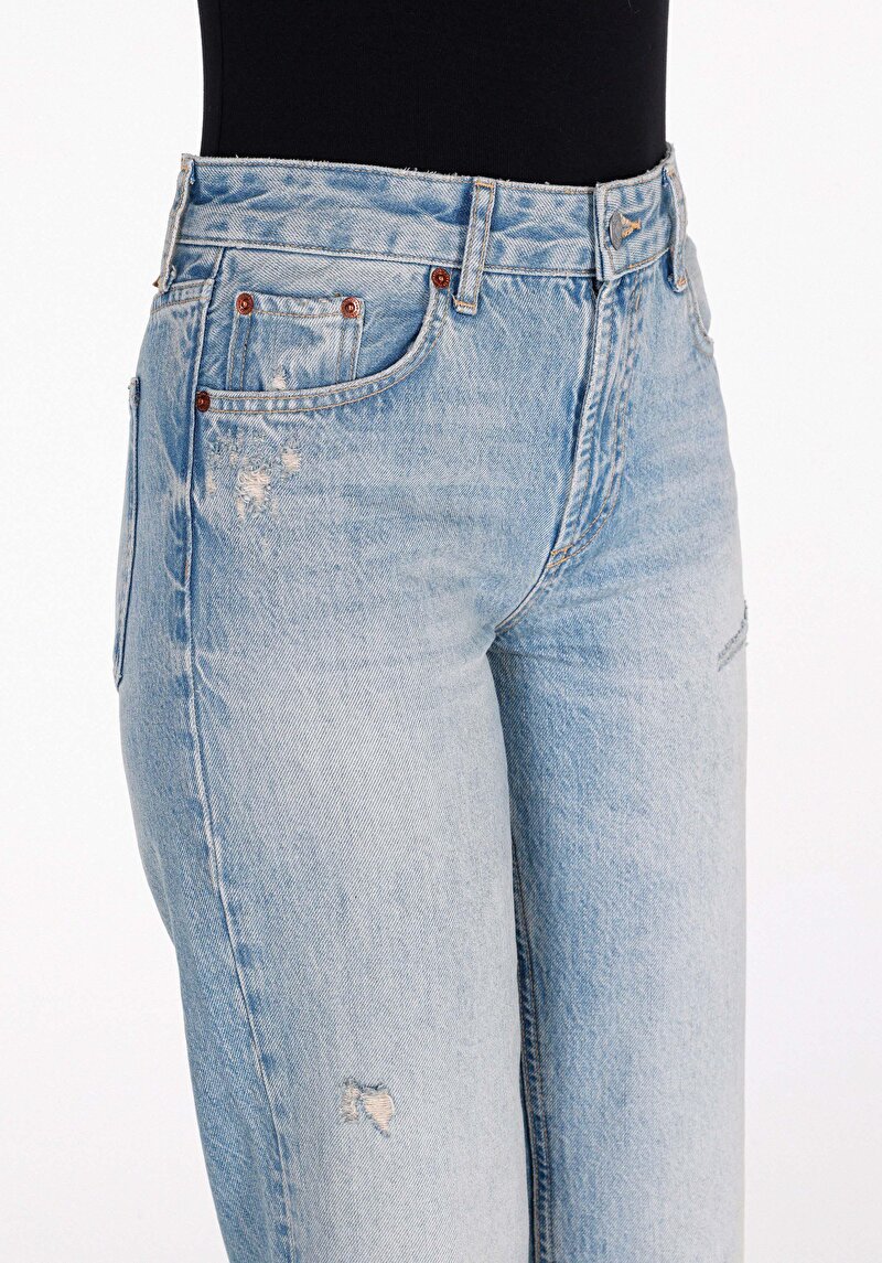 Показати інформацію про Джинси Жіночі Блакитні Прямого Крою Cl1074523