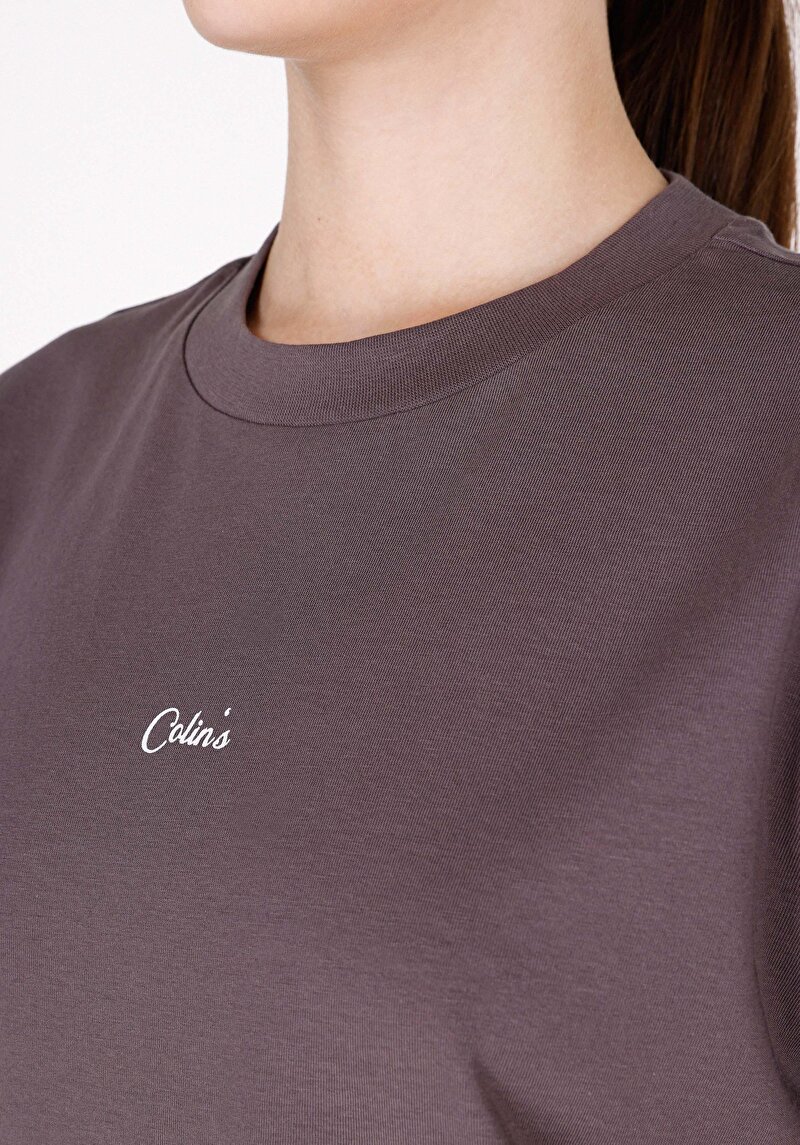 Показати інформацію про Футболка З Коротким Рукавом Жіноча Сіра  Cl1074770