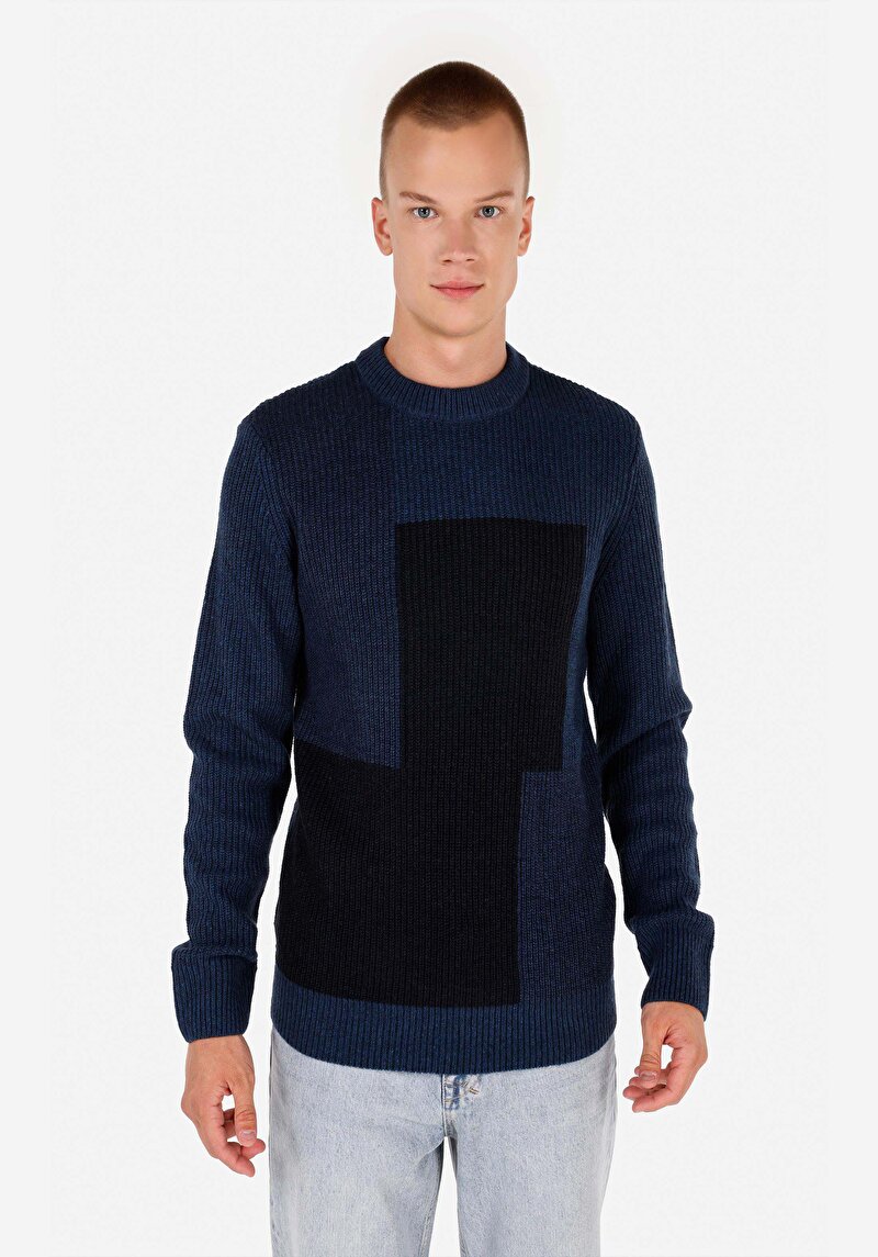 Зображення Светр Чоловічий Синій Cl1070837