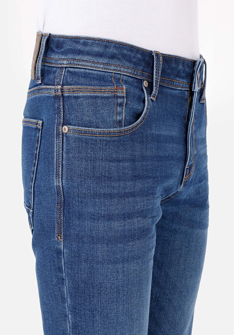 Показати інформацію про 044 Karl Джинси Чоловічі Блакитні Прямого Крою Cl1071654