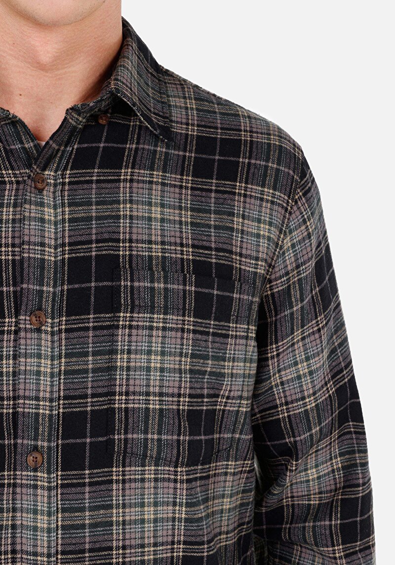 Показати інформацію про Сорочка З Довгим Рукавом Чоловіча Зелена  Cl1070842