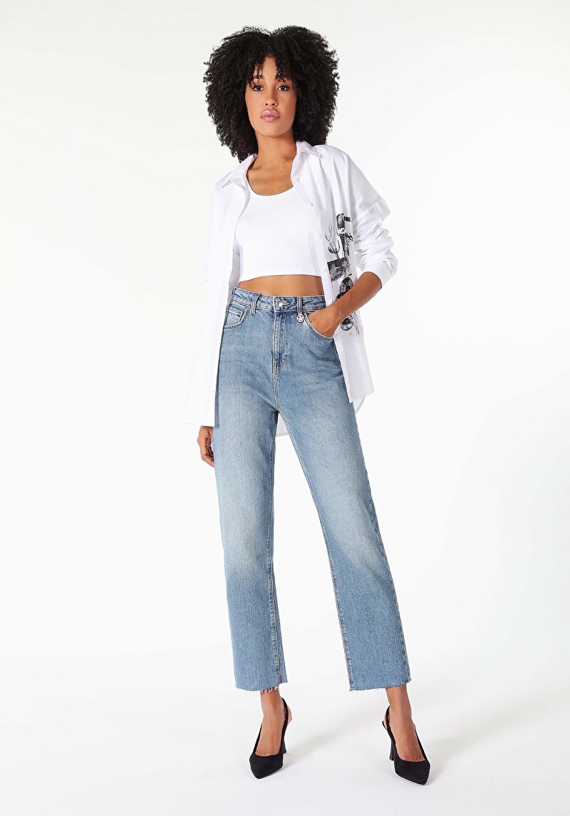 Зображення 884 Lauren Джинси Жіночі Прямого Крою Cl1060464