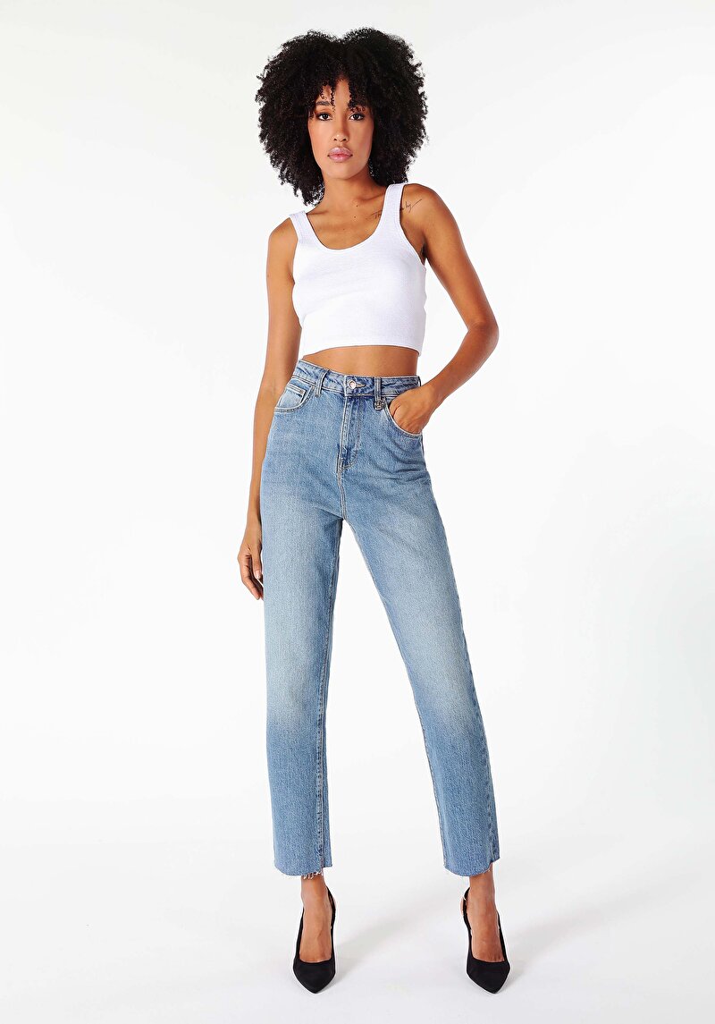 Зображення 884 Lauren Джинси Жіночі Прямого Крою Cl1060464