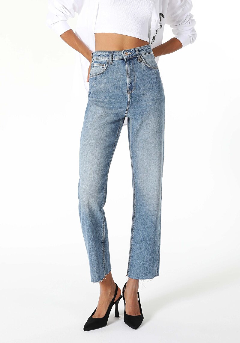 Показати інформацію про 884 Lauren Джинси Жіночі  Прямого Крою Cl1060464