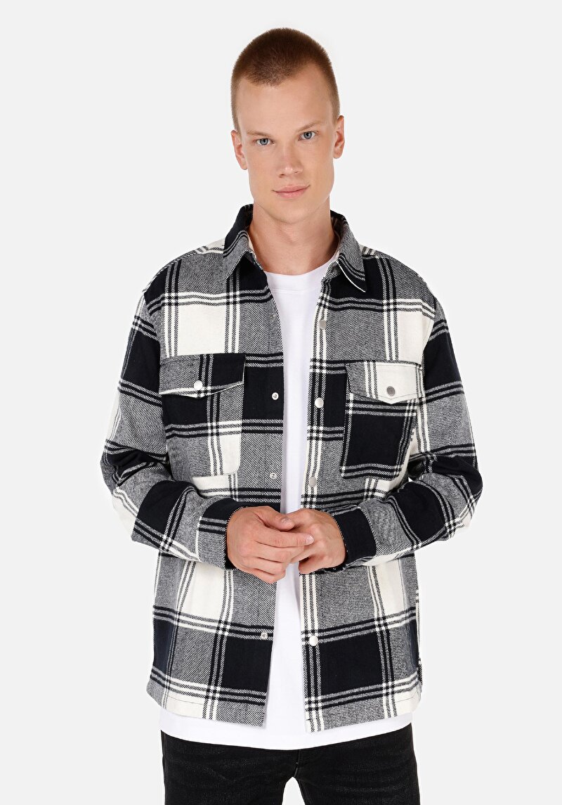 Зображення Сорочка З Довгим Рукавом Чоловіча Сіра  Cl1071675