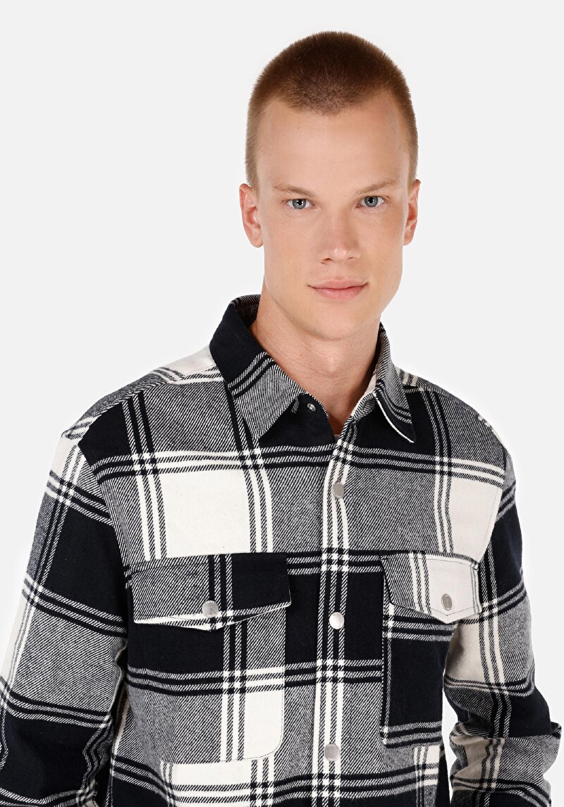 Показати інформацію про Сорочка З Довгим Рукавом Чоловіча Сіра  Cl1071675