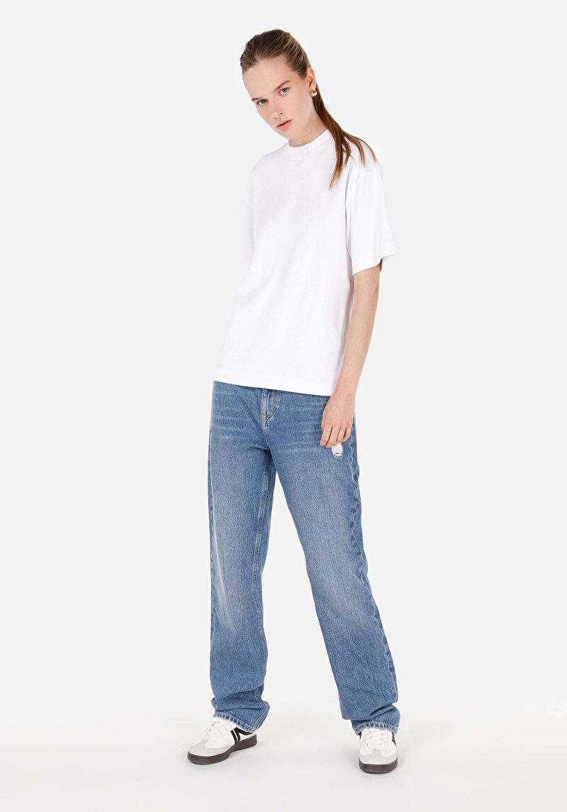 Показати інформацію про Джинси Жіночі Блакитні Прямого Крою Cl1071684