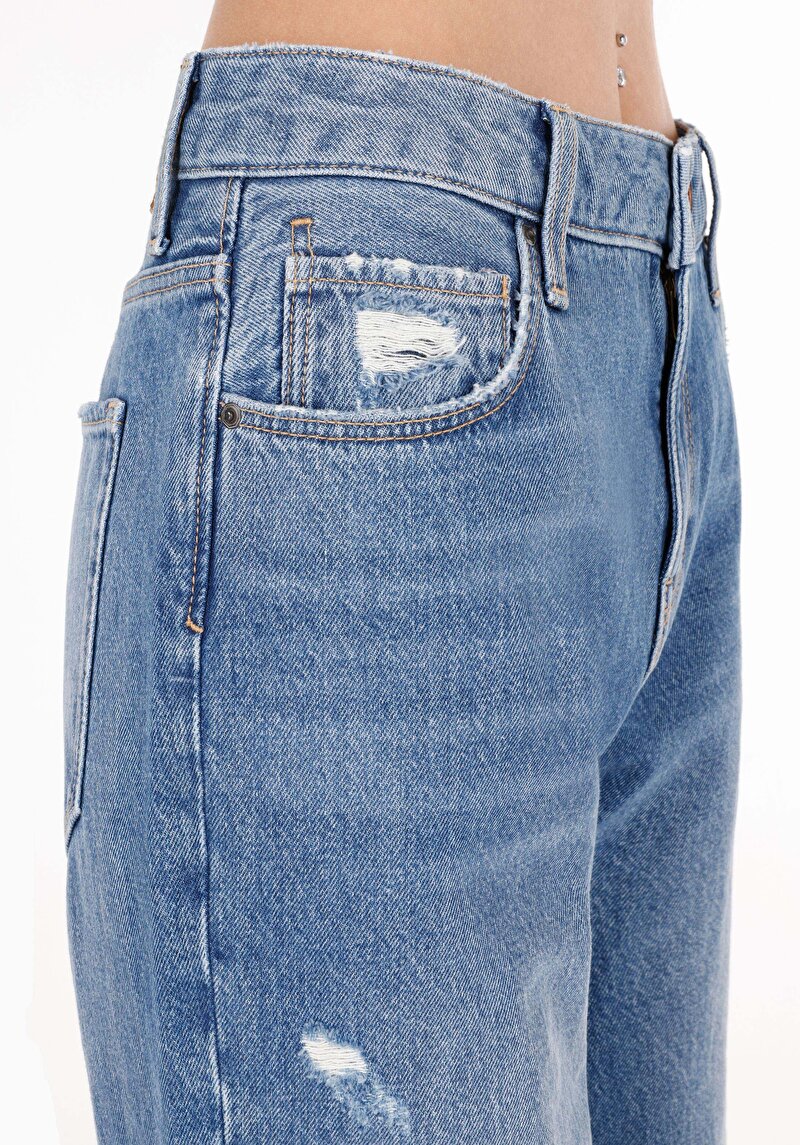 Показати інформацію про Джинси Жіночі Блакитні Прямого Крою Cl1071684